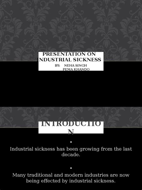jilijot|(PDF) Industrial sickness in India & case study .
